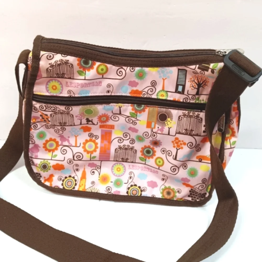 LeSportsac Poodle Park Classic Hobo Purse Shoulder Bag